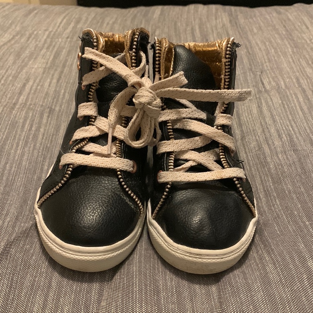 Wonder Nation Girls High Tops - Black